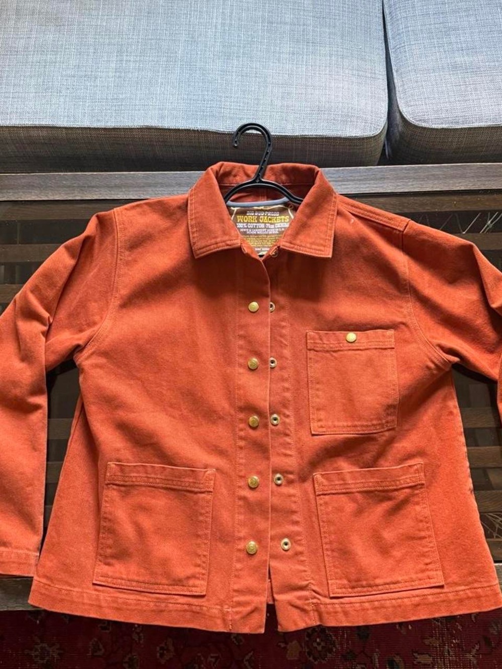 Big Bud Press work jacket xs terracotta